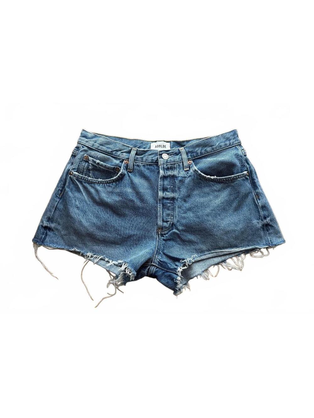 AGOLDE Parker Vintage Cut Off Denim Short Worn Once 29